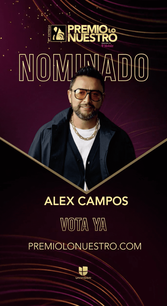El cantautor colombiano Alex Campo celebra nominación a Lo Nuestro con “Libre” El cantautor colombiano Alex Campo celebra nominación a Lo Nuestro con “Libre”