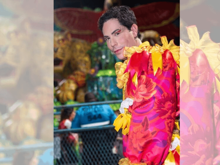 Christian Chávez así brilló durante el Carnaval de Río de Janeiro